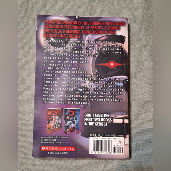 Five nights at freddys set 3 books read books mostery scared new york best selle - Picture 7 of 7